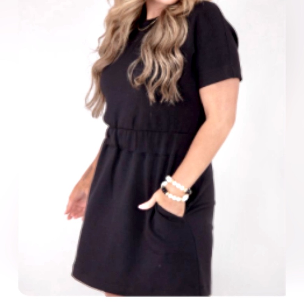 Jersey Dress with side pockets